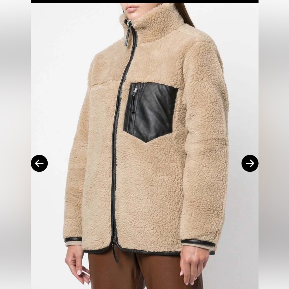 ANINE BING Ryder Faux-Shearling Jacket - Picture 7 of 10